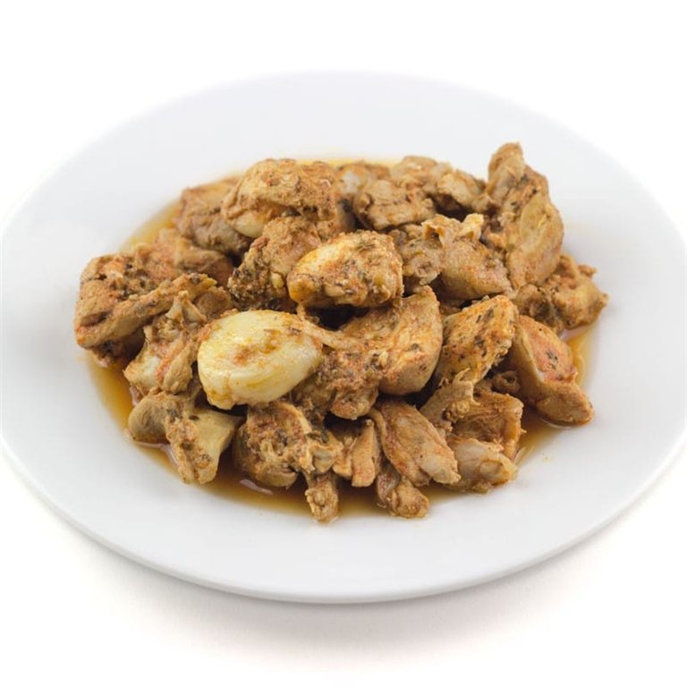 Pollo confitado al ajo
