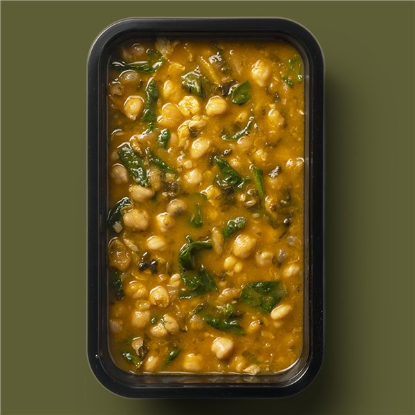 Potaje de garbanzos con acelgas y espinacas-lateral