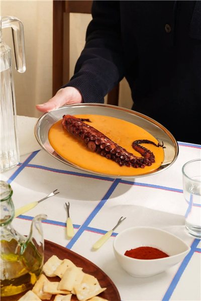 Pulpo a la parmentier-lateral