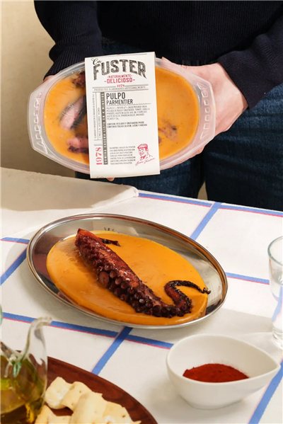 Pulpo a la parmentier-trasera