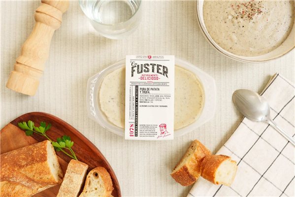 Puré de patata y trufa-detalle