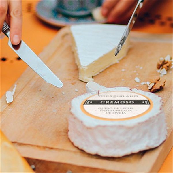 Queso cremoso de oveja Torremilano-lateral
