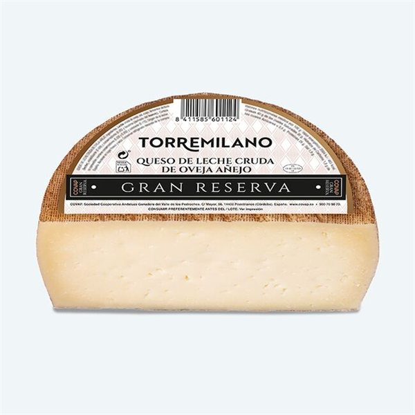 Medio Queso de Oveja de Leche Cruda Añejo Gran Reserva-trasera