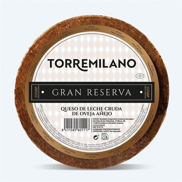 Queso Entero de Oveja de Leche Cruda Añejo Gran Reserva-trasera