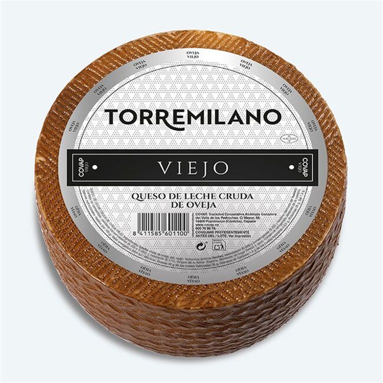Queso Entero de Oveja de Leche Cruda Viejo Torremilano