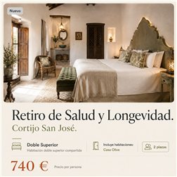 Retiro de salud y longevidad · Habitación doble Superior compartida