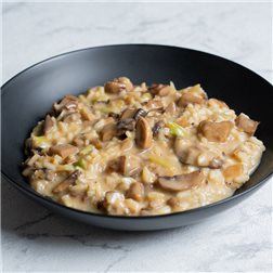 Risotto de setas y ajetes