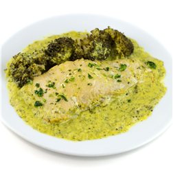 Salmón al curry