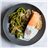 Salmón en salsa de eneldo-lateral