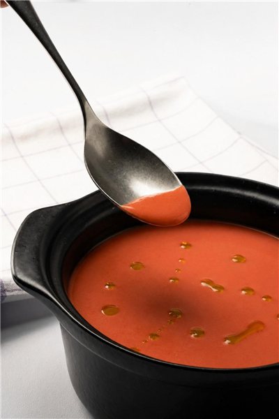 Salmorejo de cerezas (2 raciones)-detalle