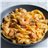 Tagliatelle con salsa de setas y gambas-detalle