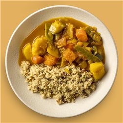 Tajine de verduras estilo Marroquí con cous-cous
