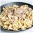 Tagliatelle con salsa al funghi trufada-detalle