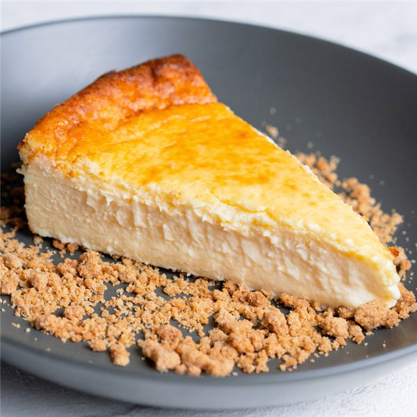 Tarta de queso casera-detalle