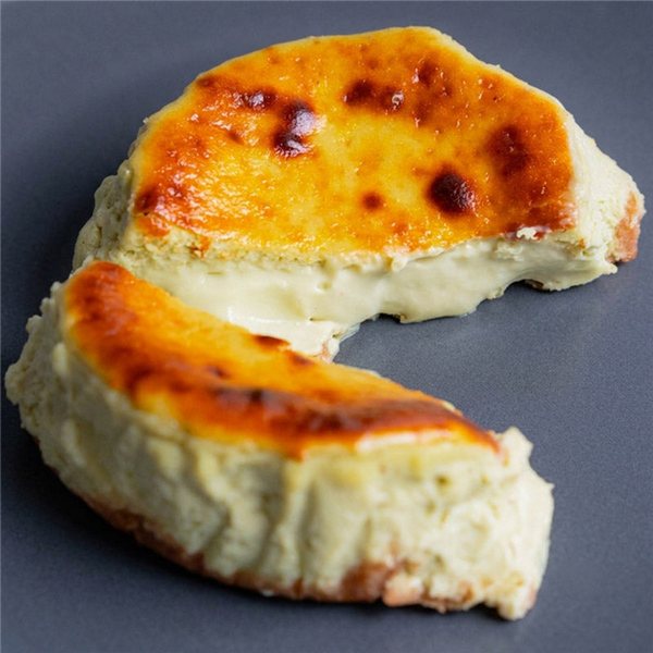 Tarta de queso y pistacho-detalle