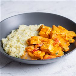 Curry rojo de verduras y tofu