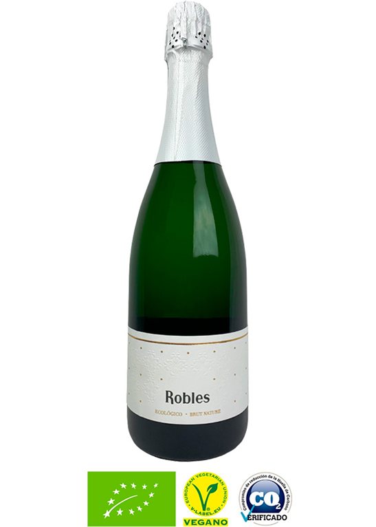 Vino Espumoso Robles Brut Nature 18 Ecológico 75 cl – Bodegas Robles