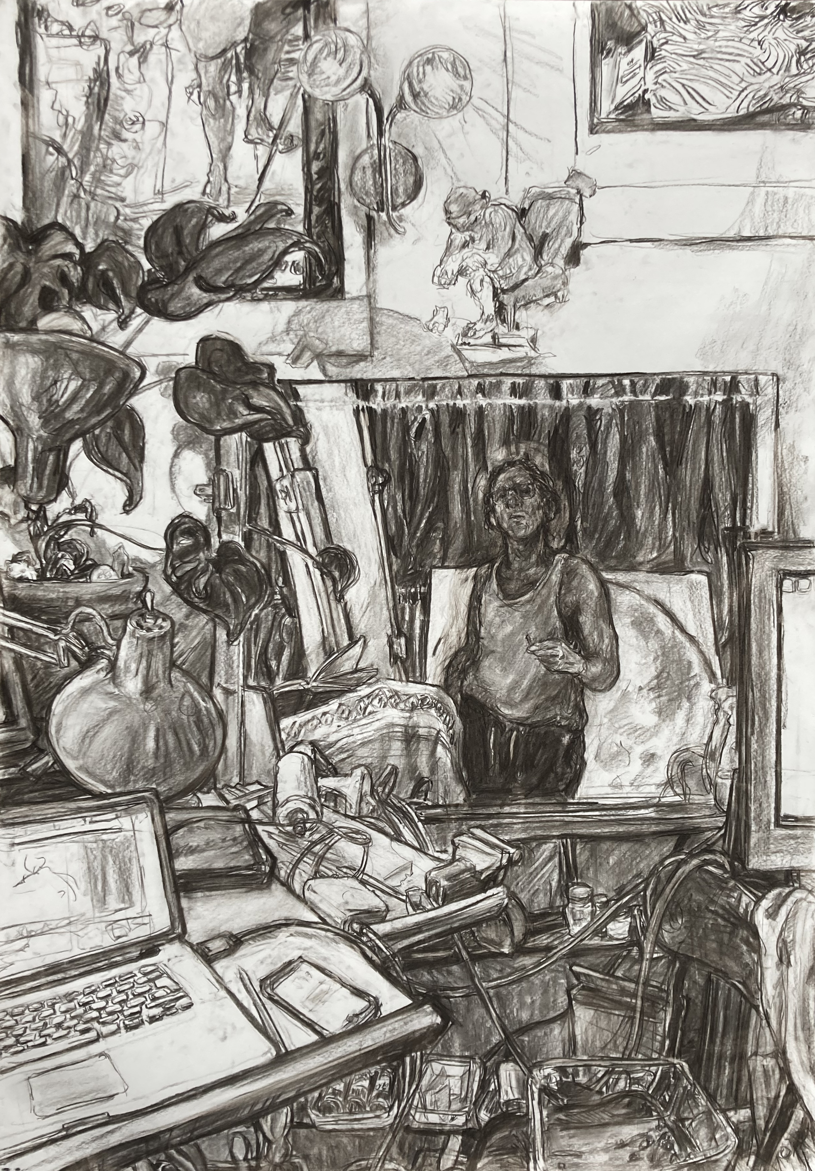 Coronavirus Lockdown Self Portrait