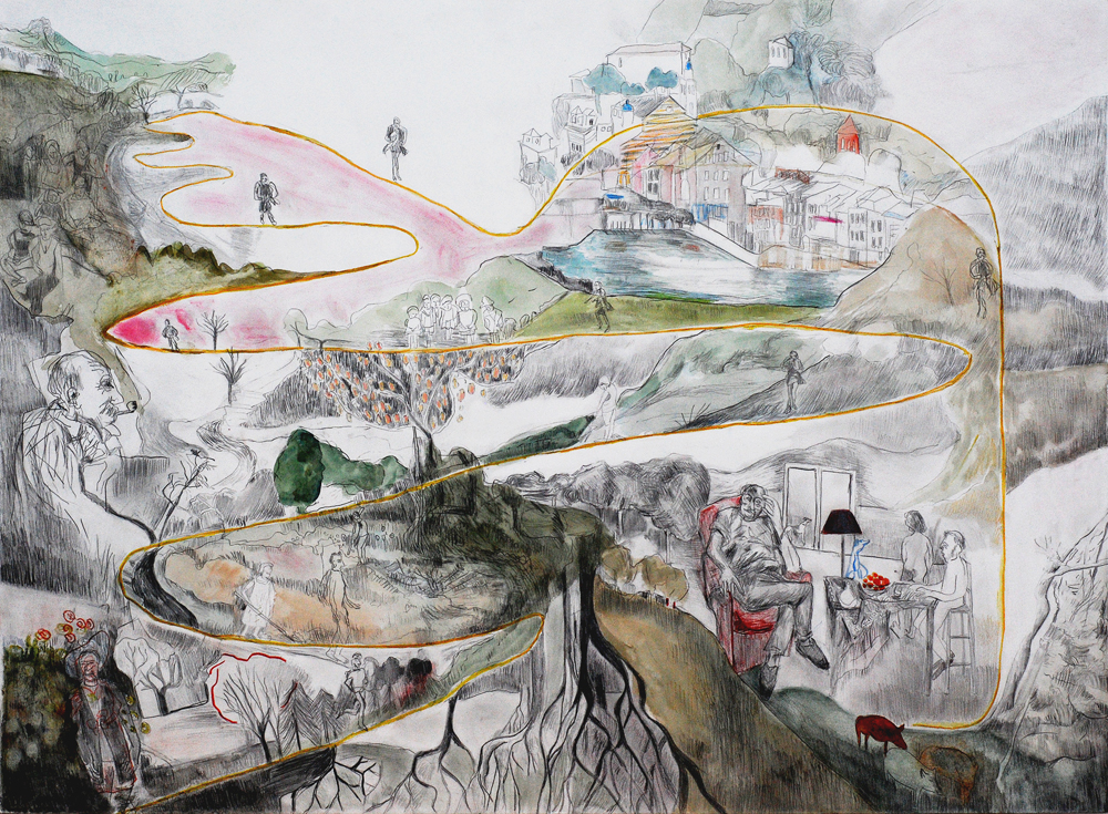 As I walked out one evening