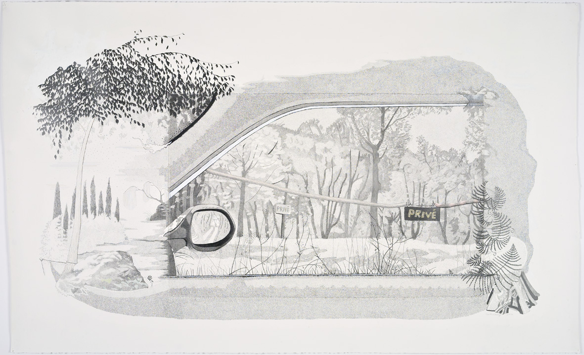 Car Window (Homage to Thomas Bewick)