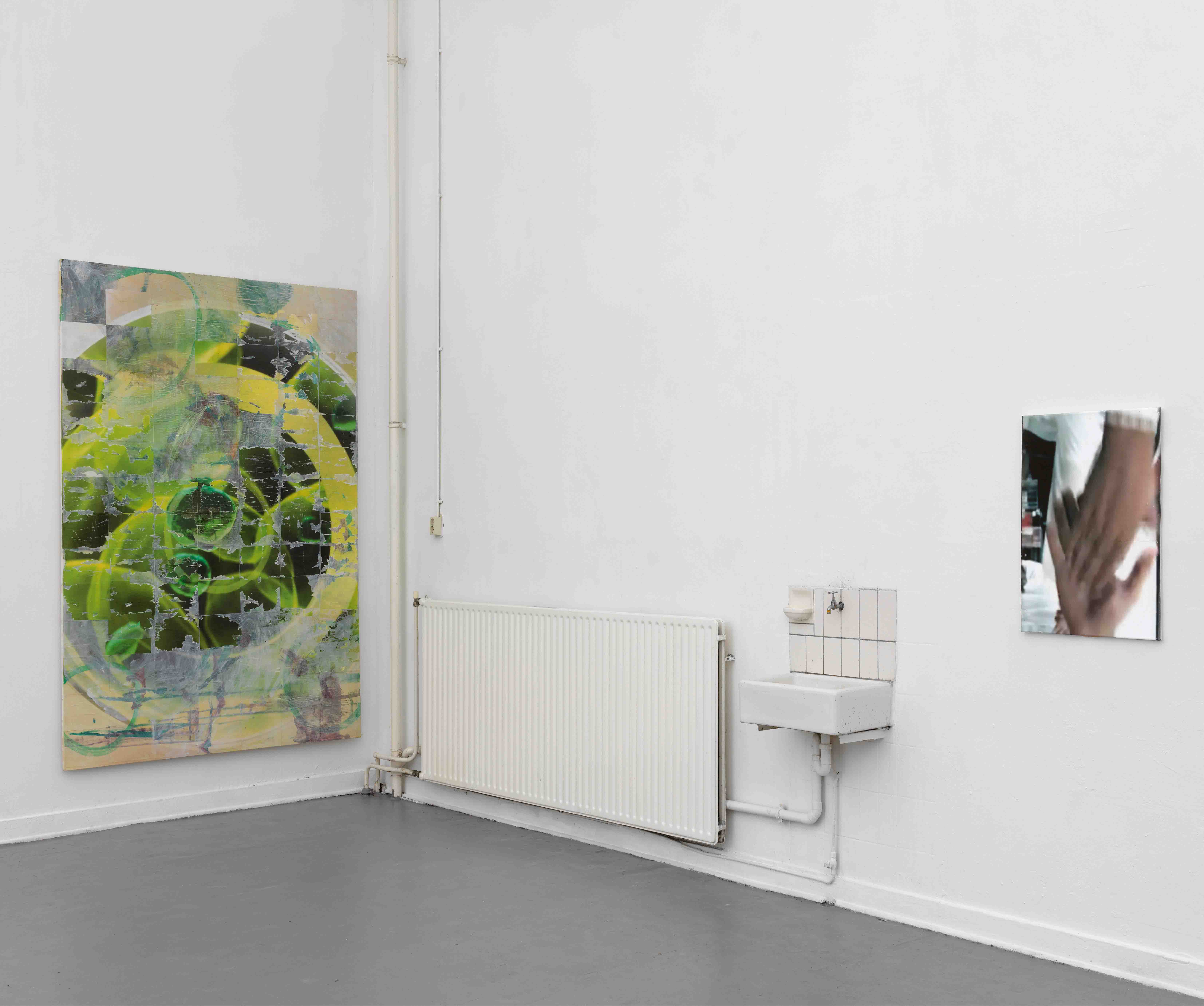 Installation view of 'A target so miniscule'