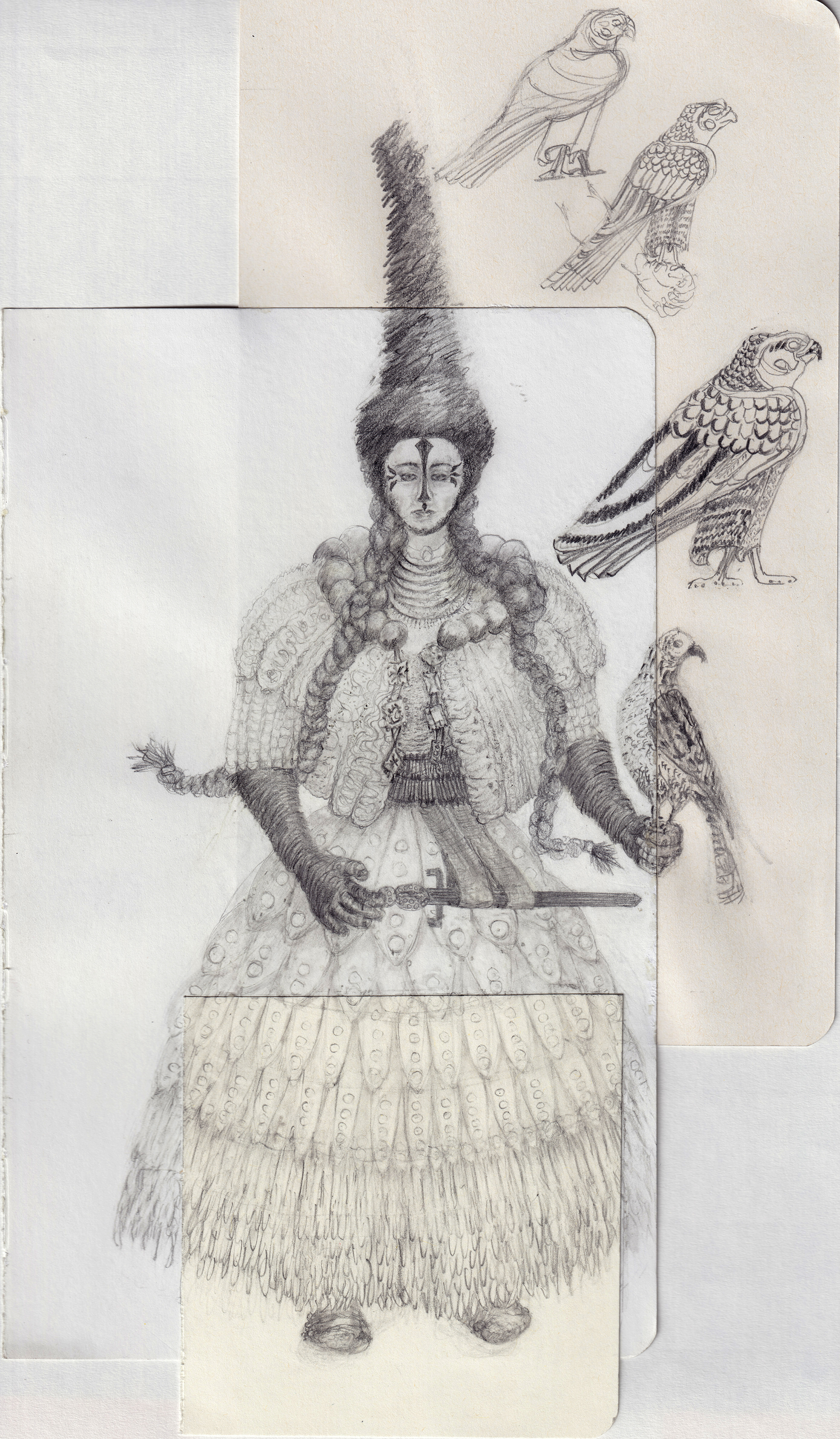 Preparatory Drawing SENTINEL IX – Drawing-Book53 p.29