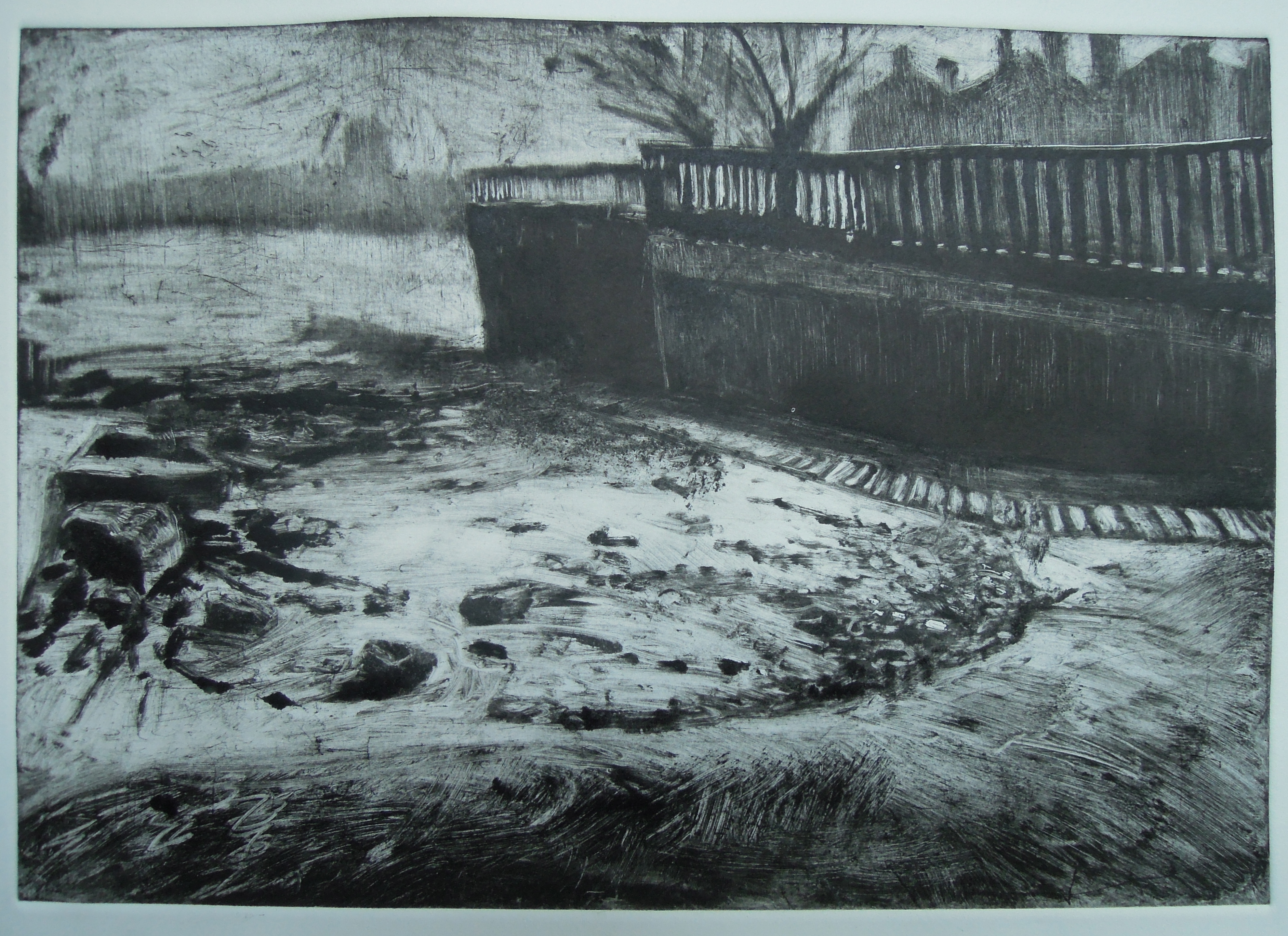 Disused dock at the Isle of Dogs 2