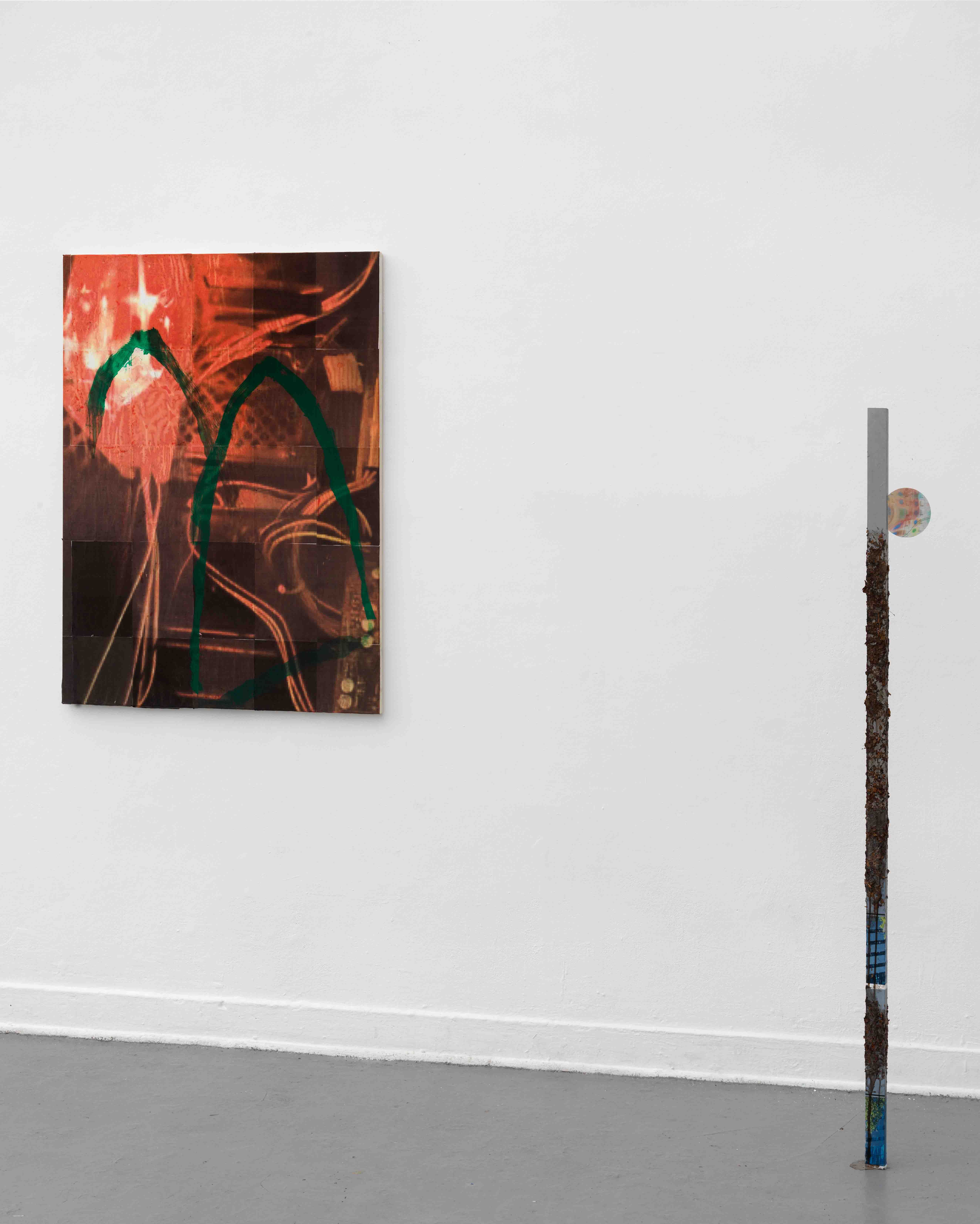 Installation view of 'A target so miniscule'