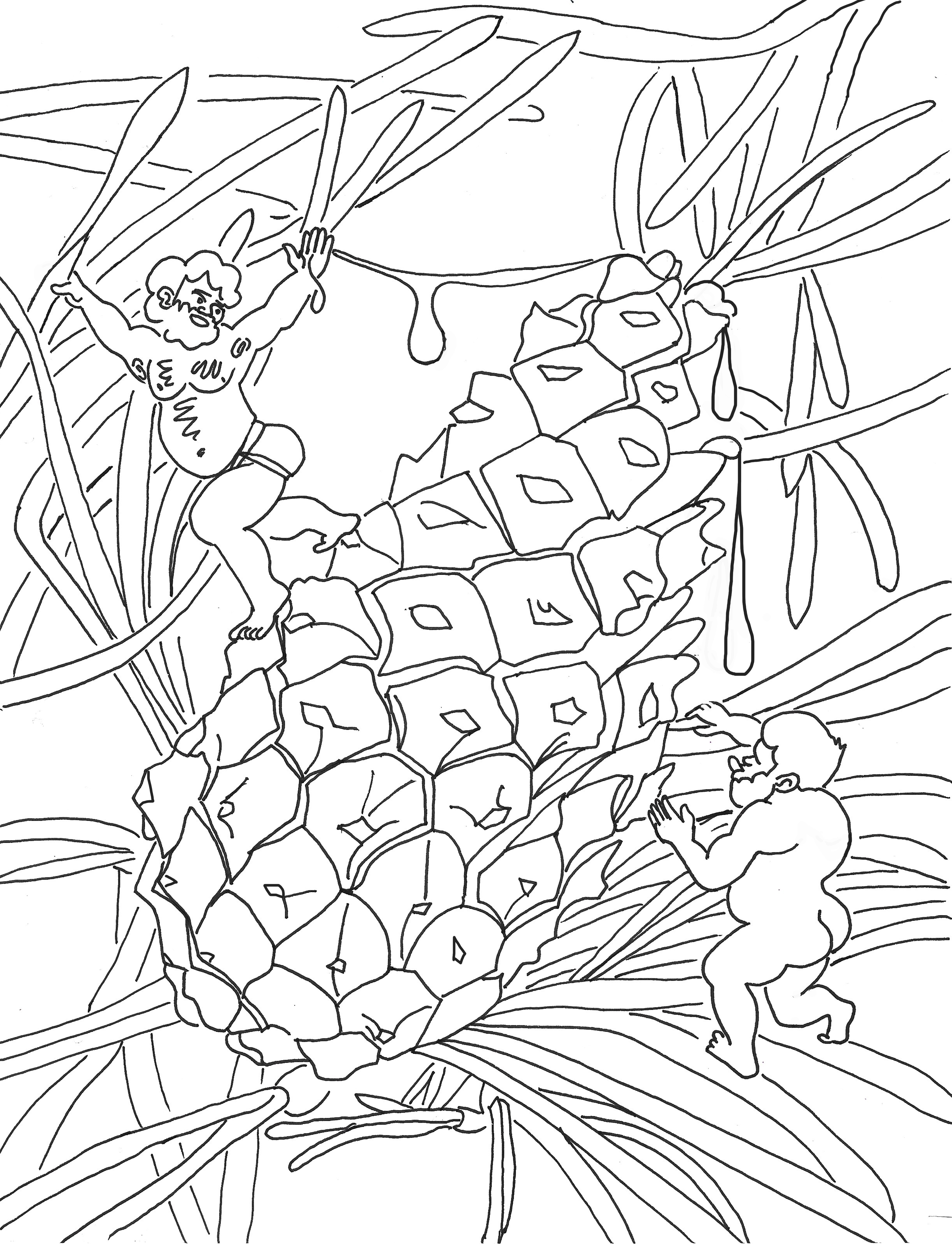 The Candy Boys In The Garden Of The Ogre (Pinus Strobilus ~ A Pedilavium For Pine Cone)