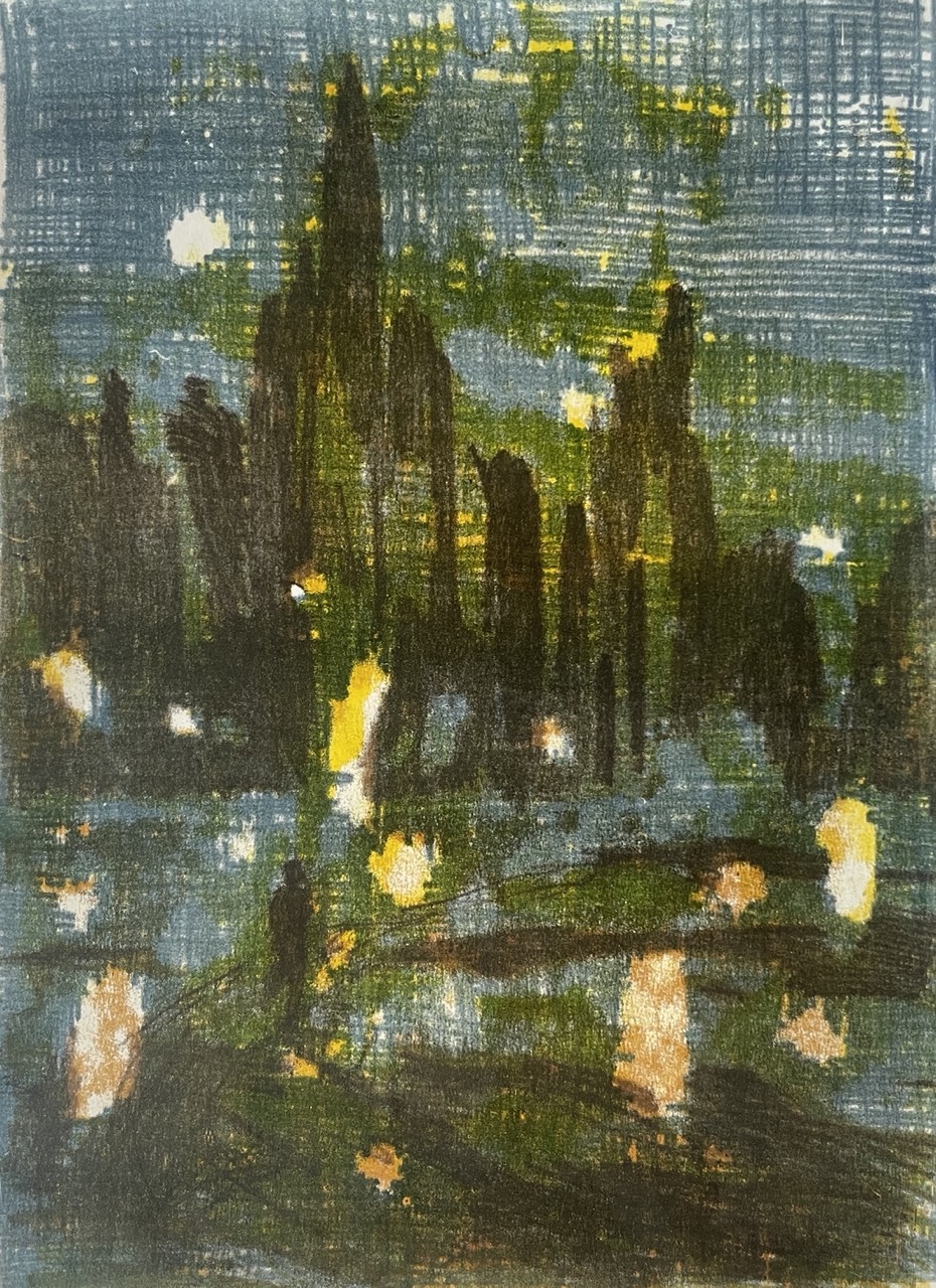 Fireflies in the City Park