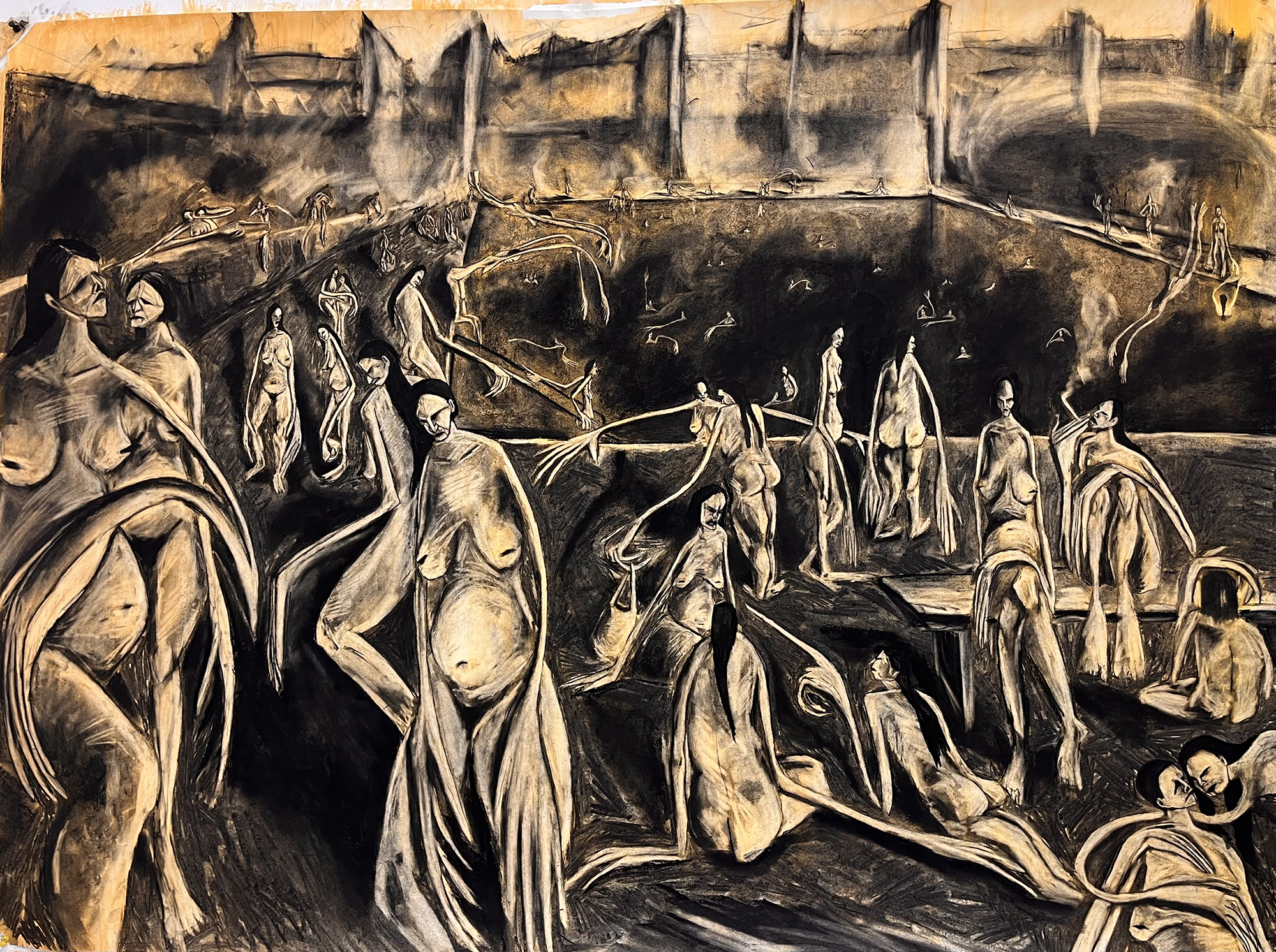 The Bathers of Parliament Hill Lido