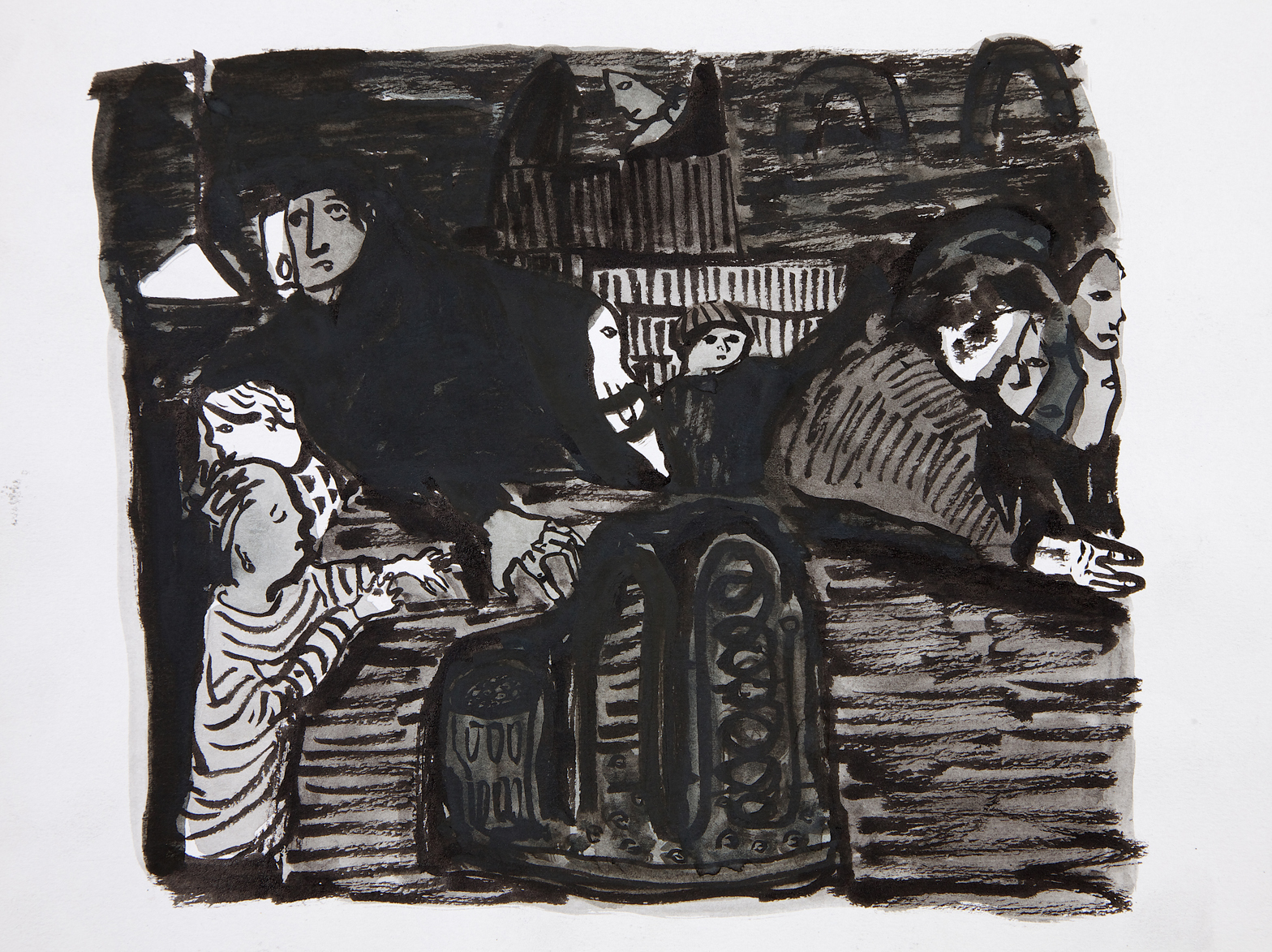 Children and Fish-Heads