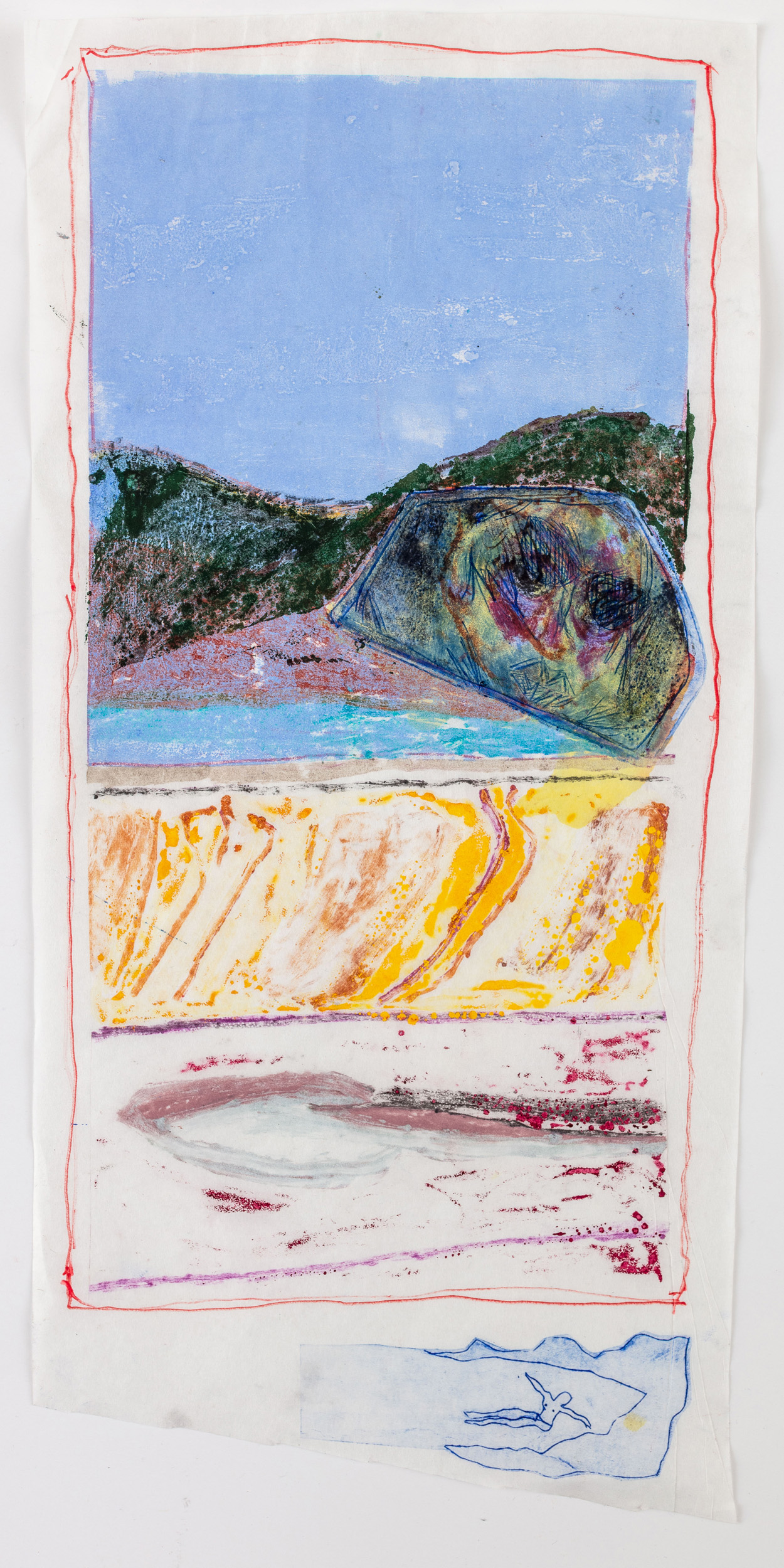 through the car window in Itika