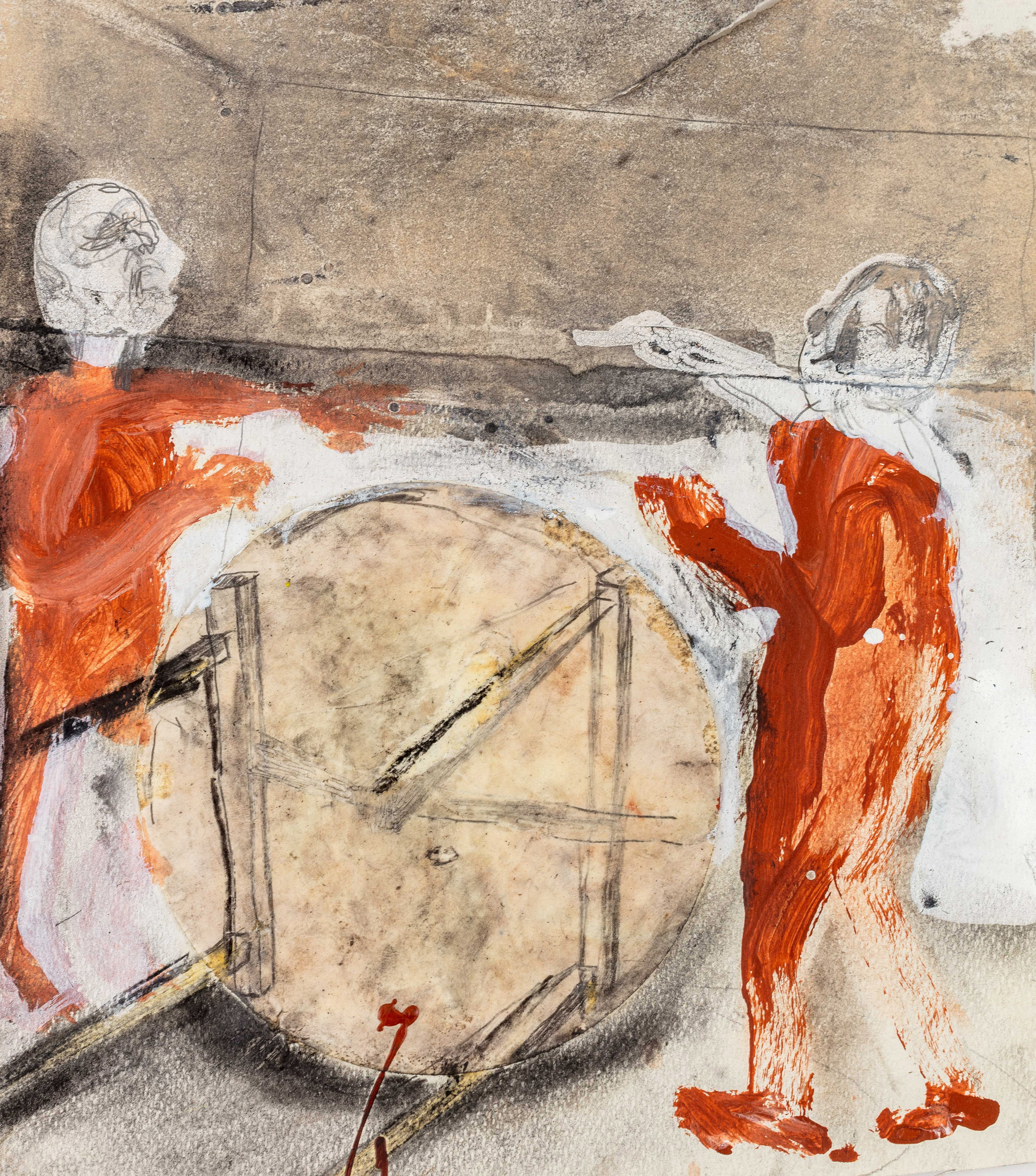 Disagreement (over cake table)