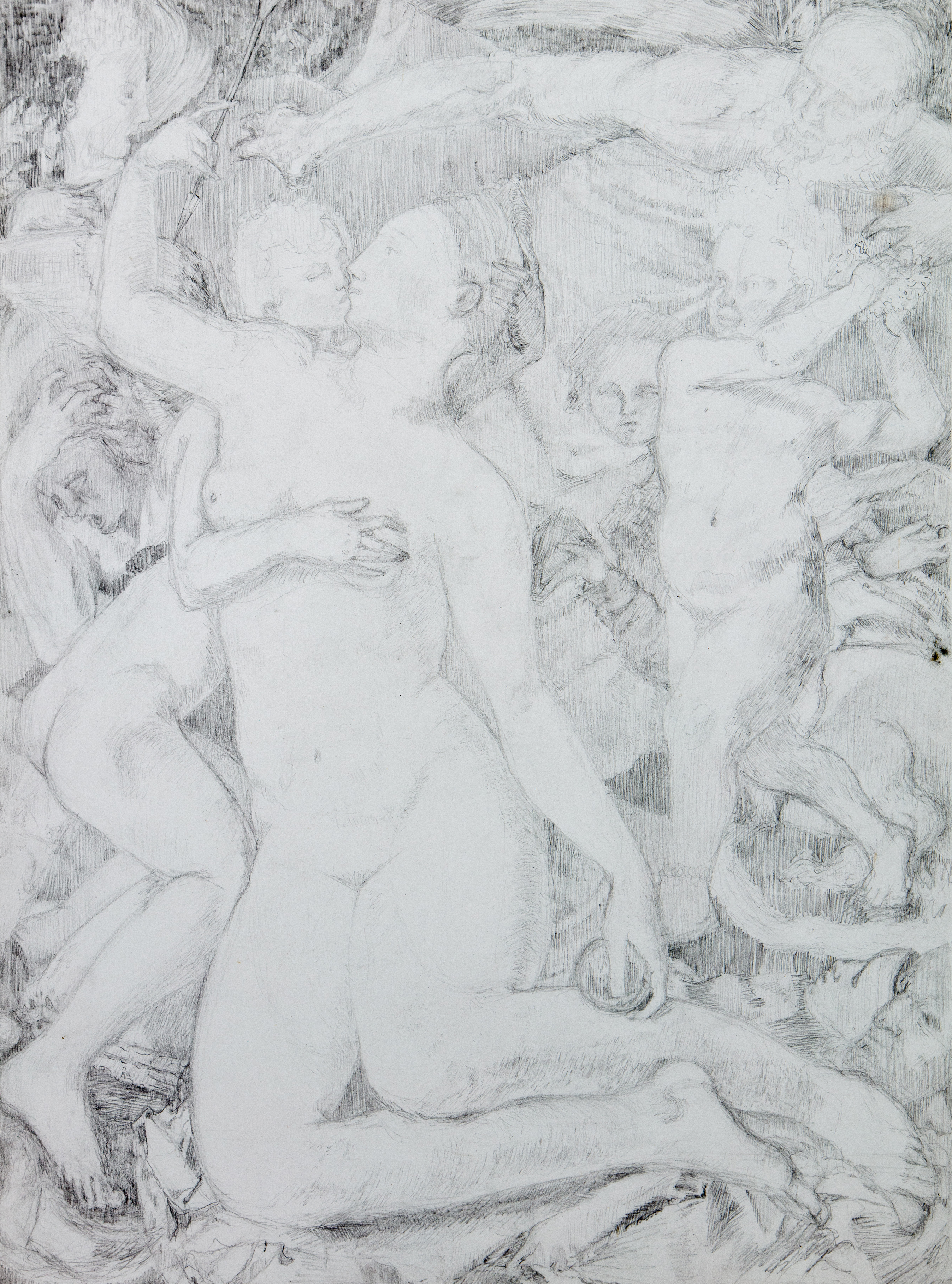 After Bronzino: An allegory with Venus and Cupid