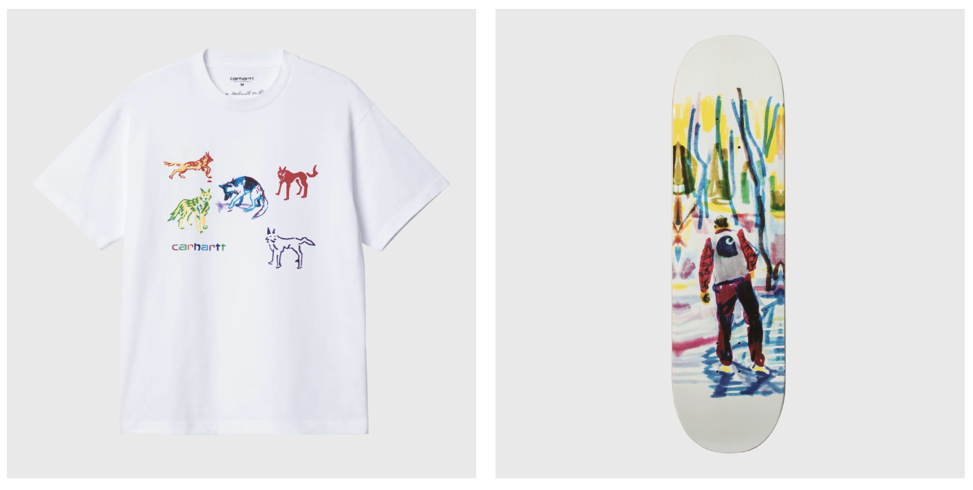 Carhartt - T-shirt and Skateboard design