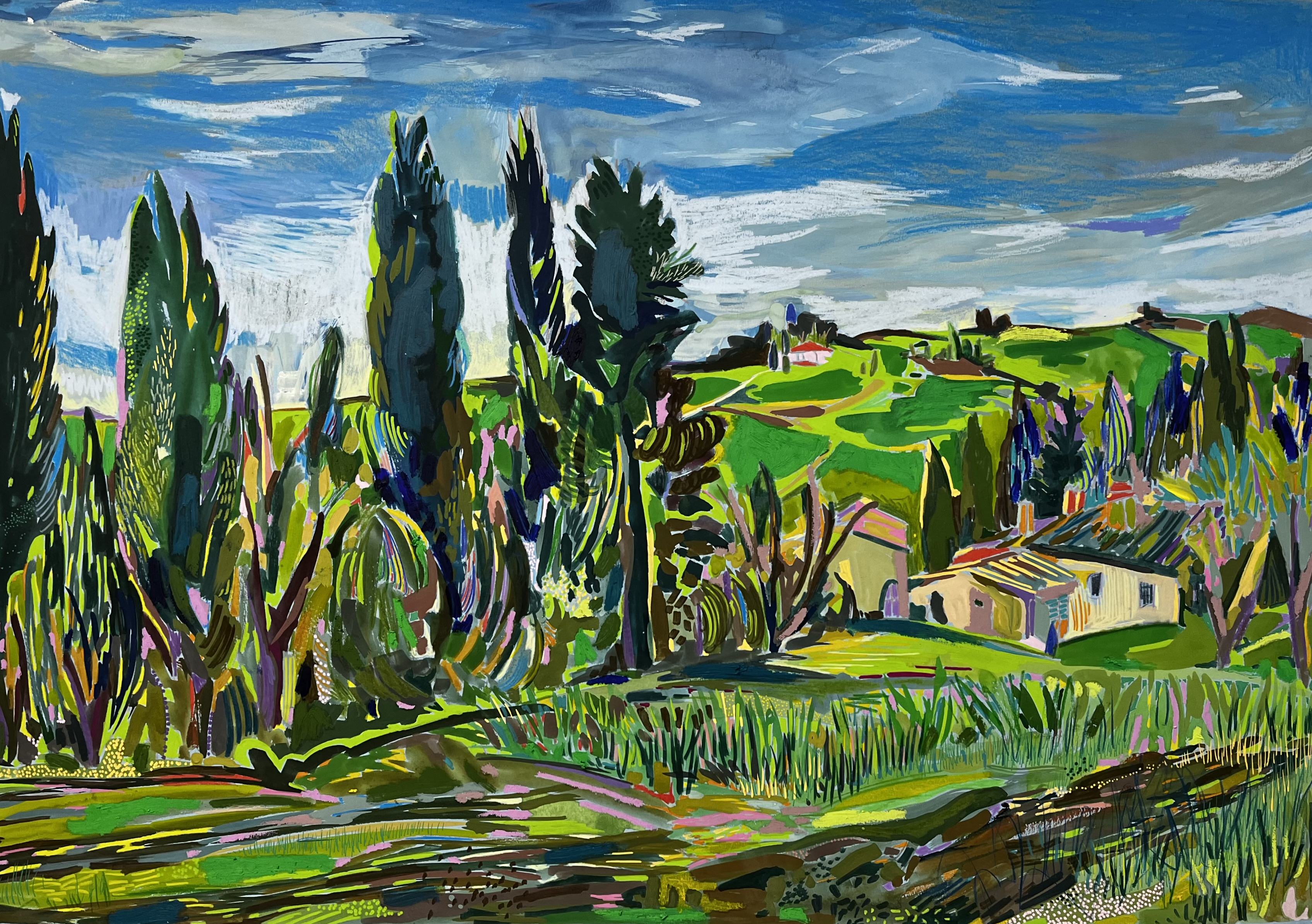 Cool Evening View from Borgo Pignano