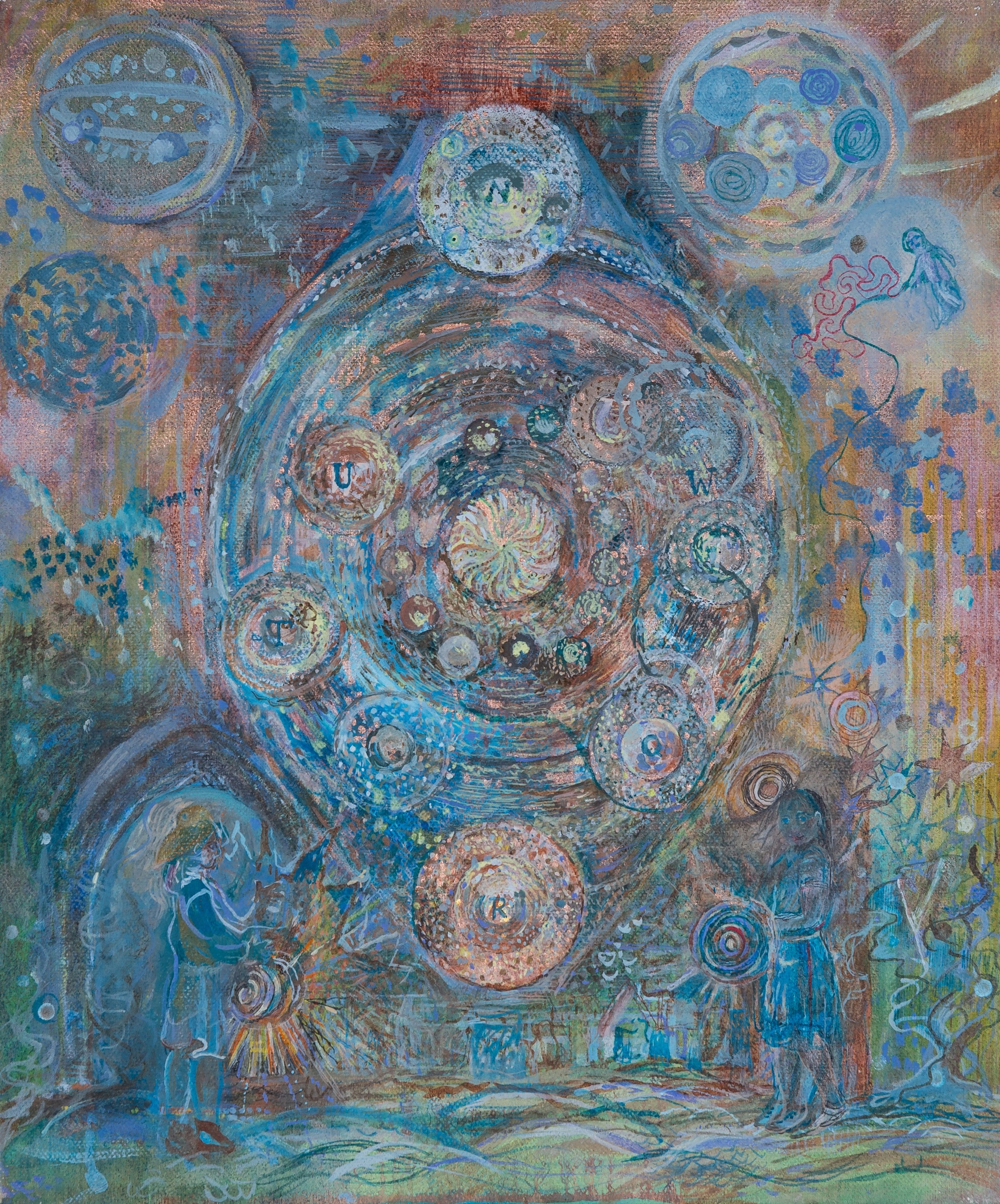 Cosmos Dialogue between Blake and Swedenborg