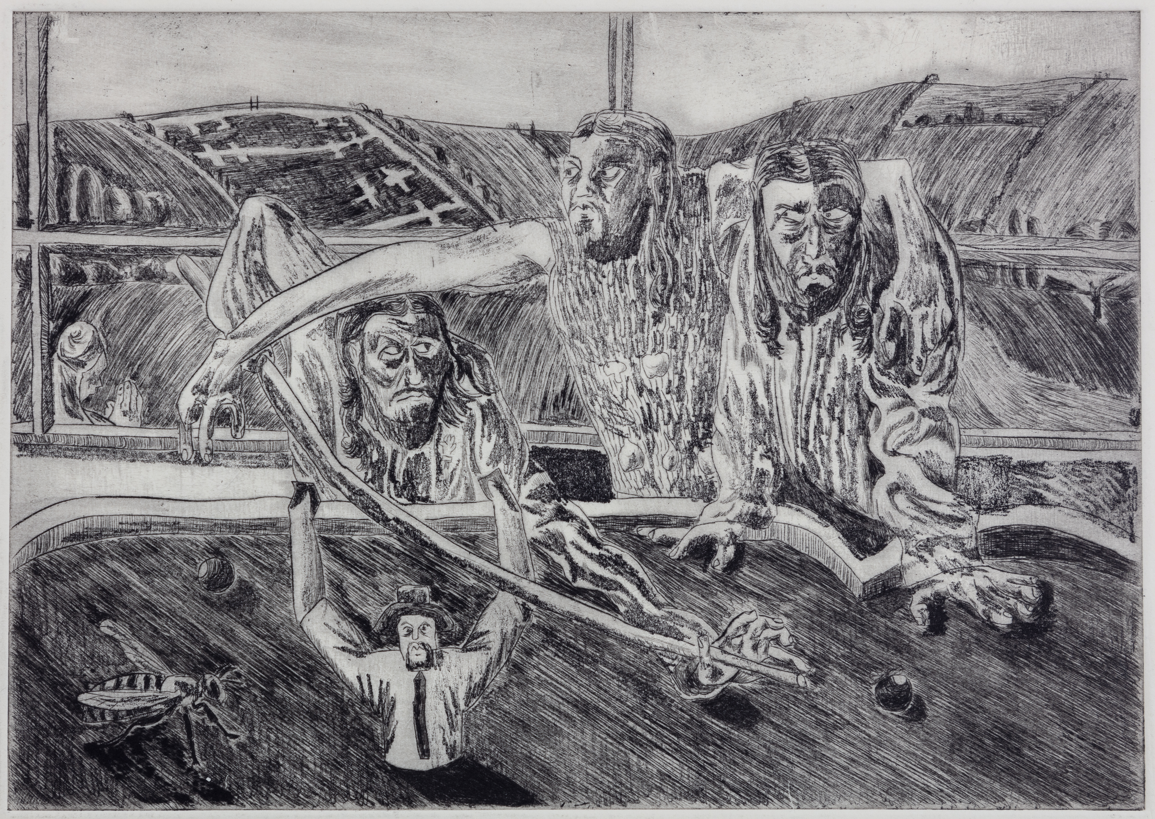 Monday Etching Image