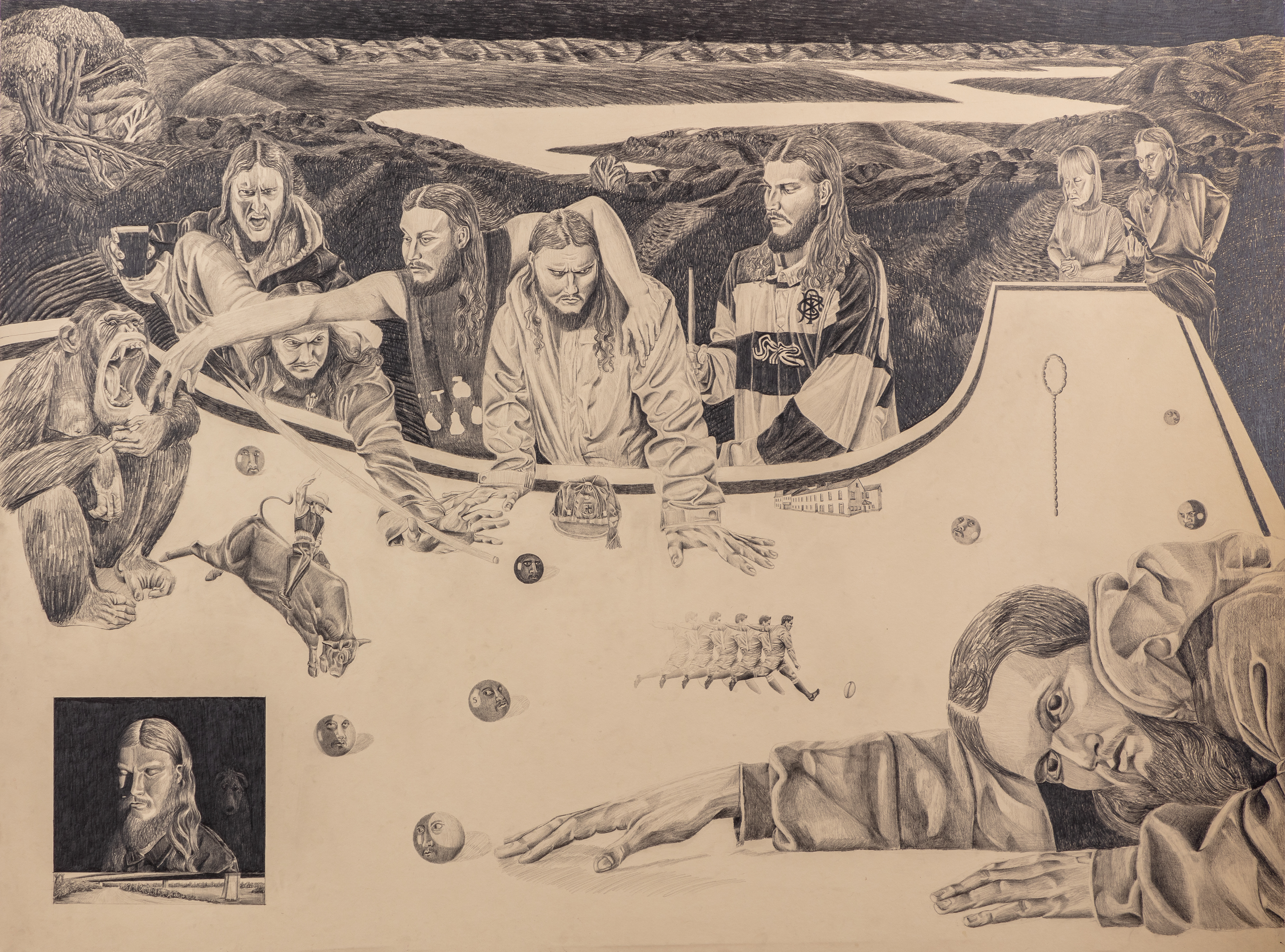 He who holds the cue.