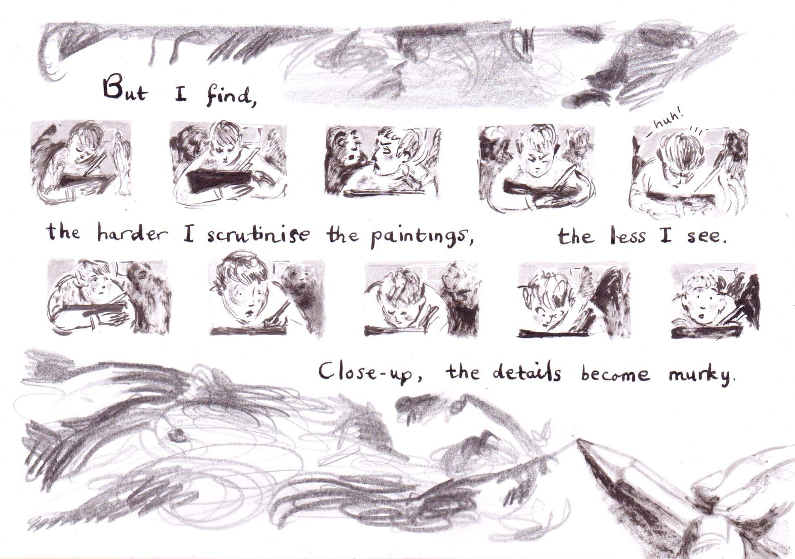 Drawing in the National Gallery