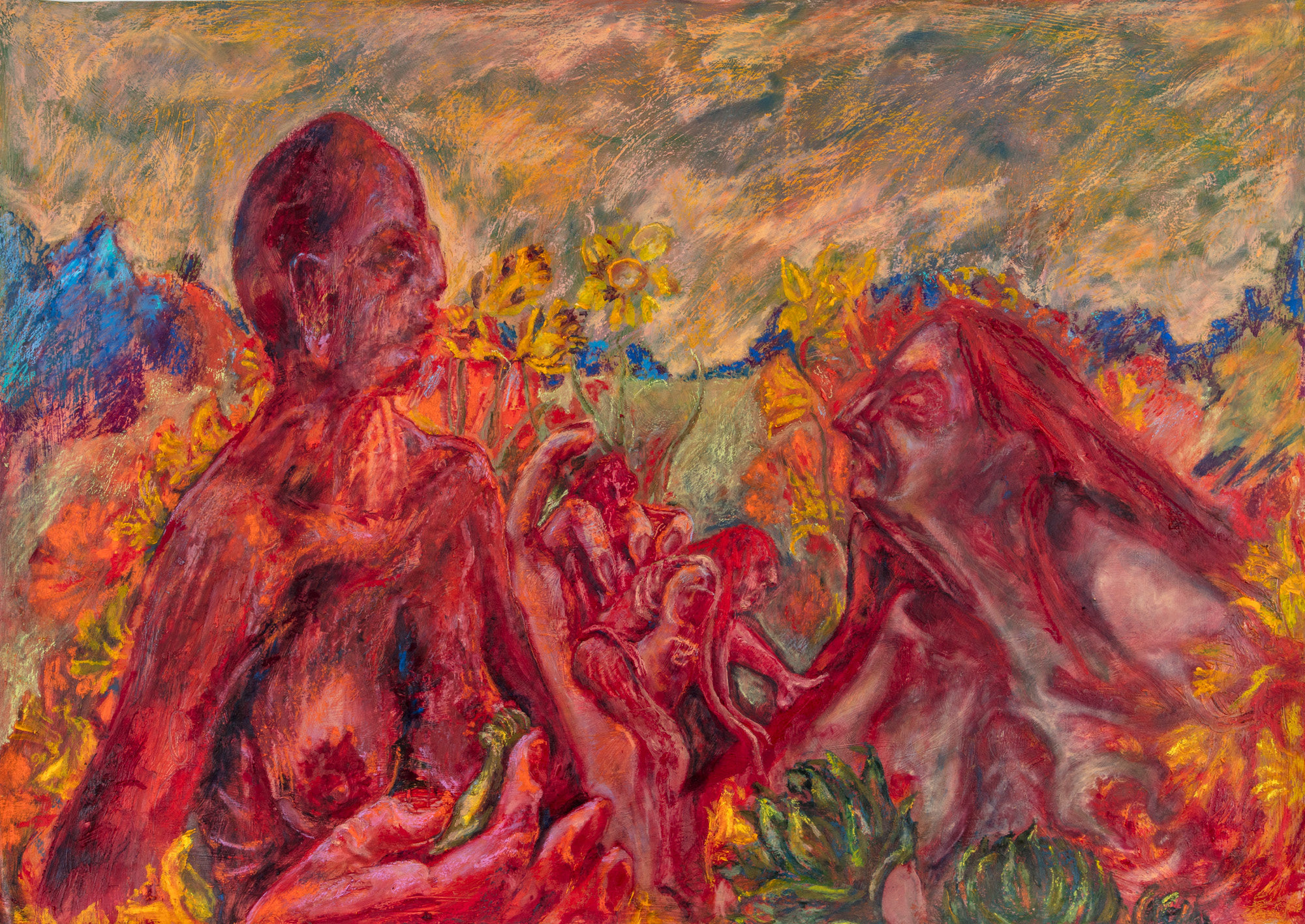 Strangers, Daffodils and a Couple of Loose Artichokes