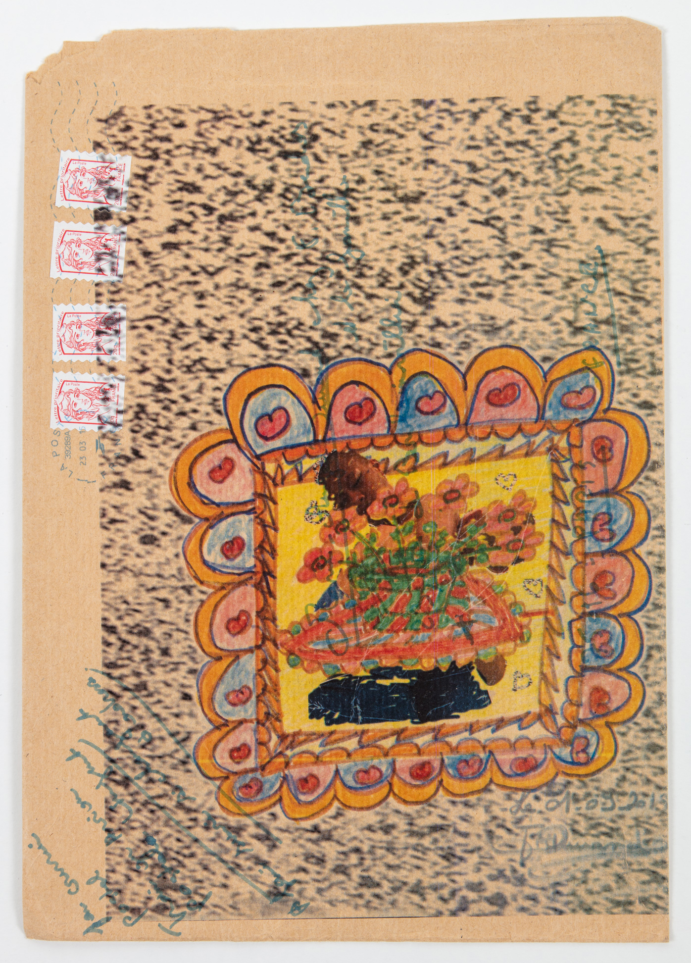 Tribades et petite bassine décorée&nbsp;