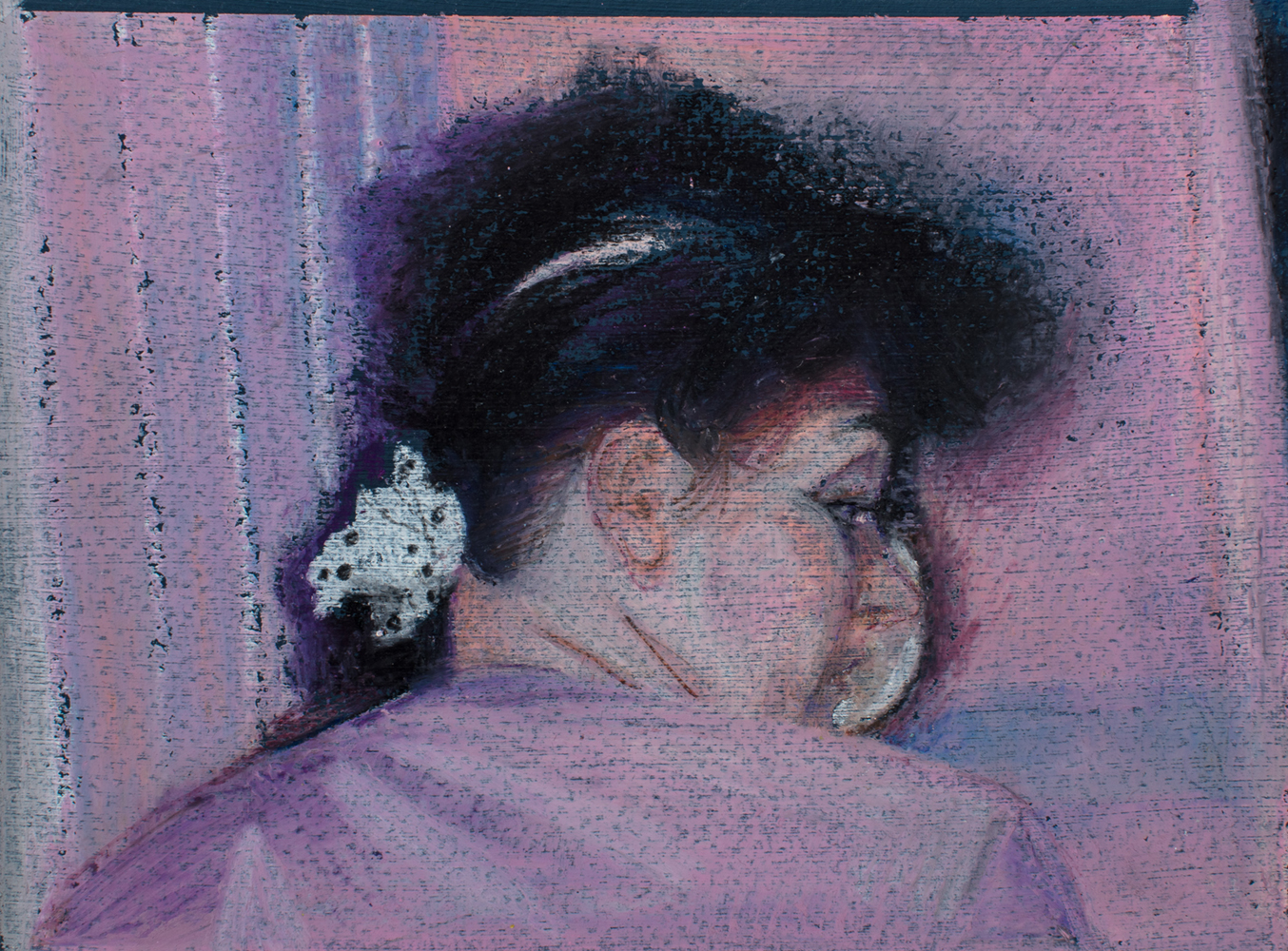 Evening Drawing a Head