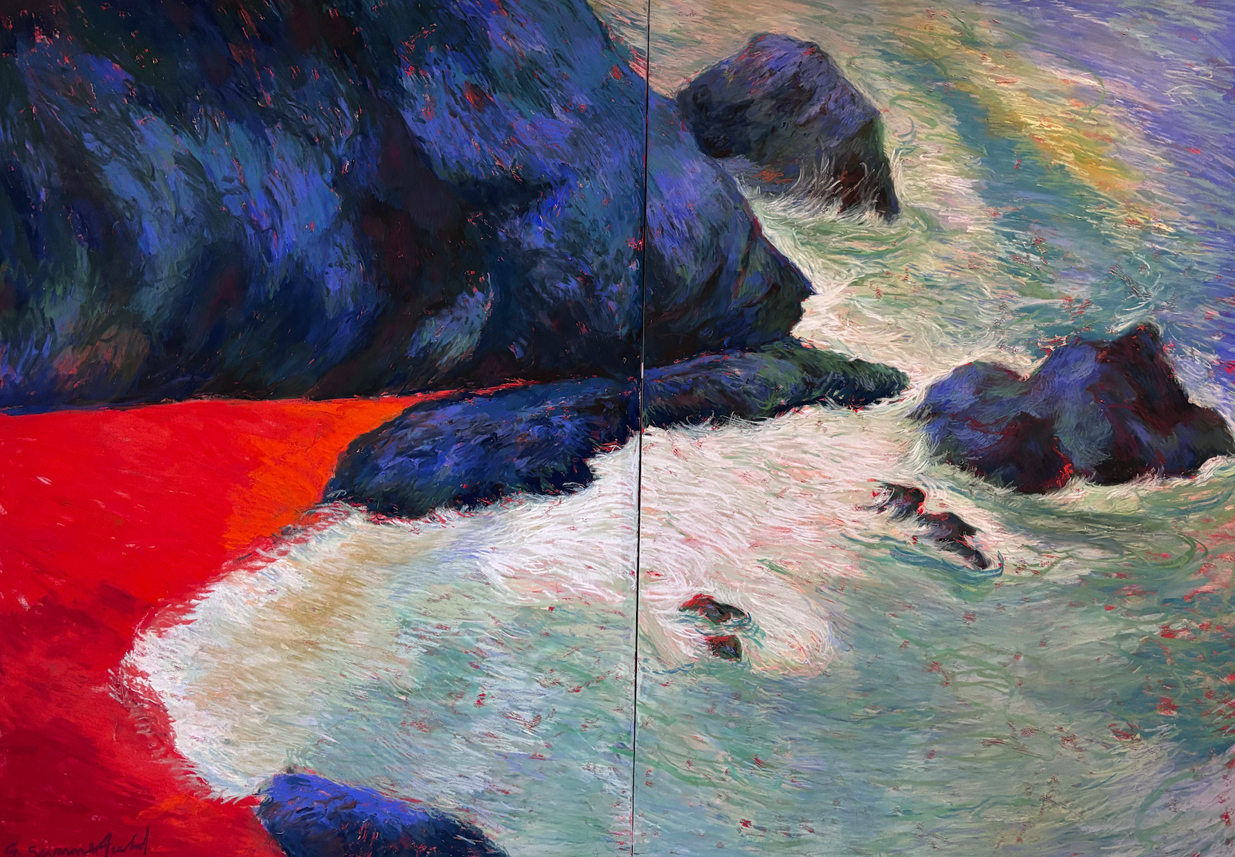 Red Beach in Guernsey,