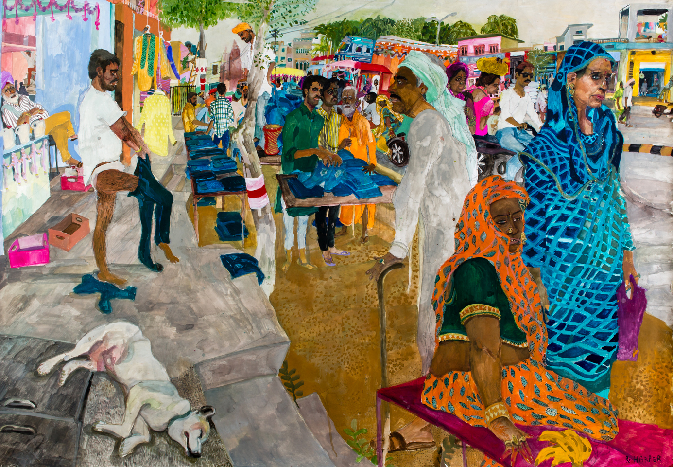 Along with the Stream of Buffalo