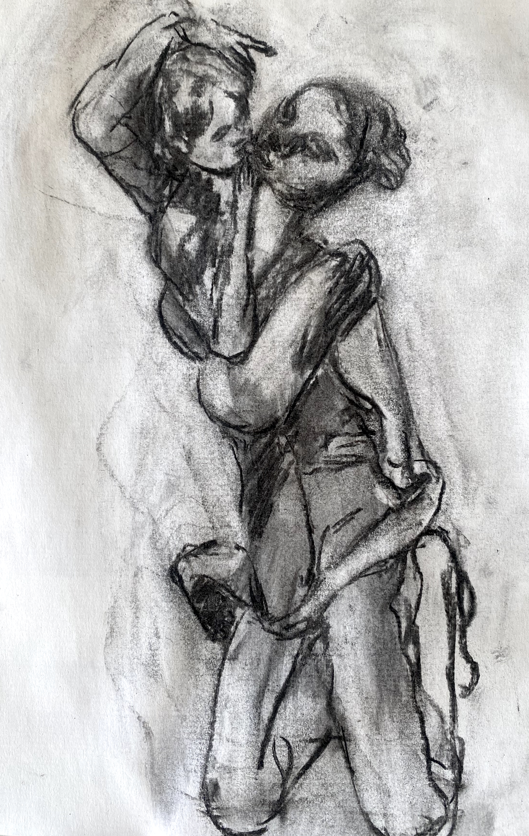 I Come Upon It At Night, study for a painting