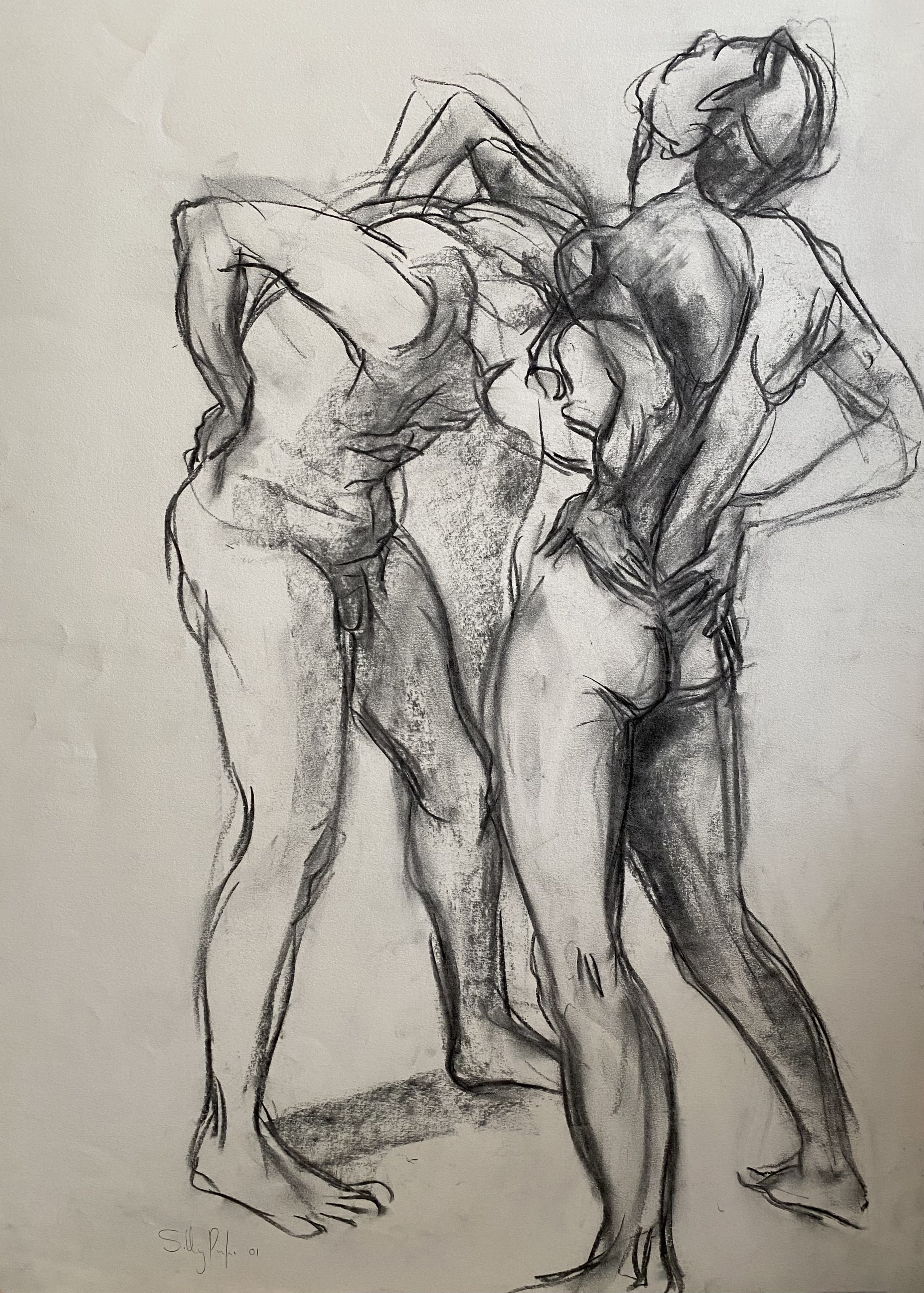 Male nude study