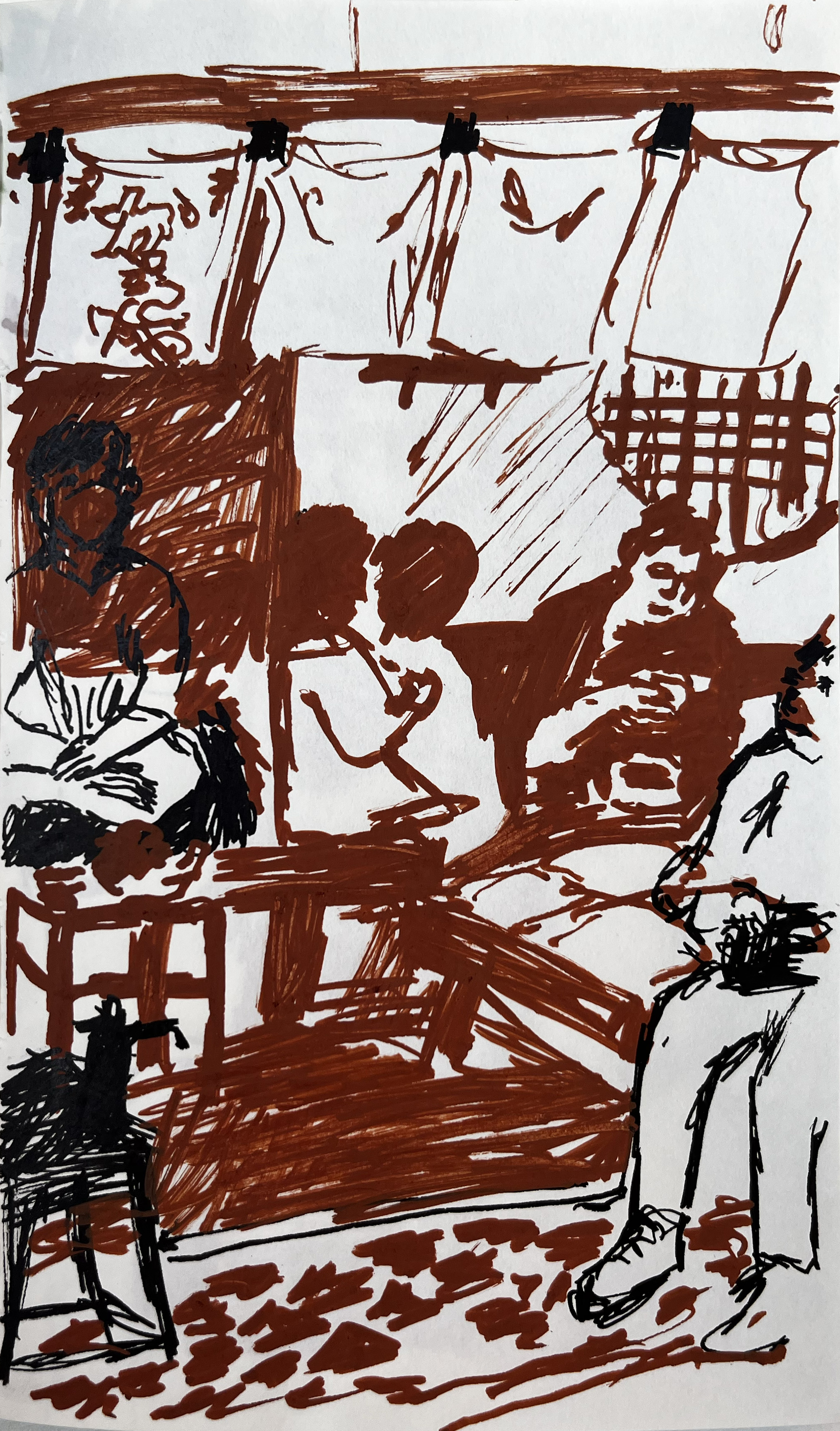 Ichimonjiya Wasuke or Eating Mochi