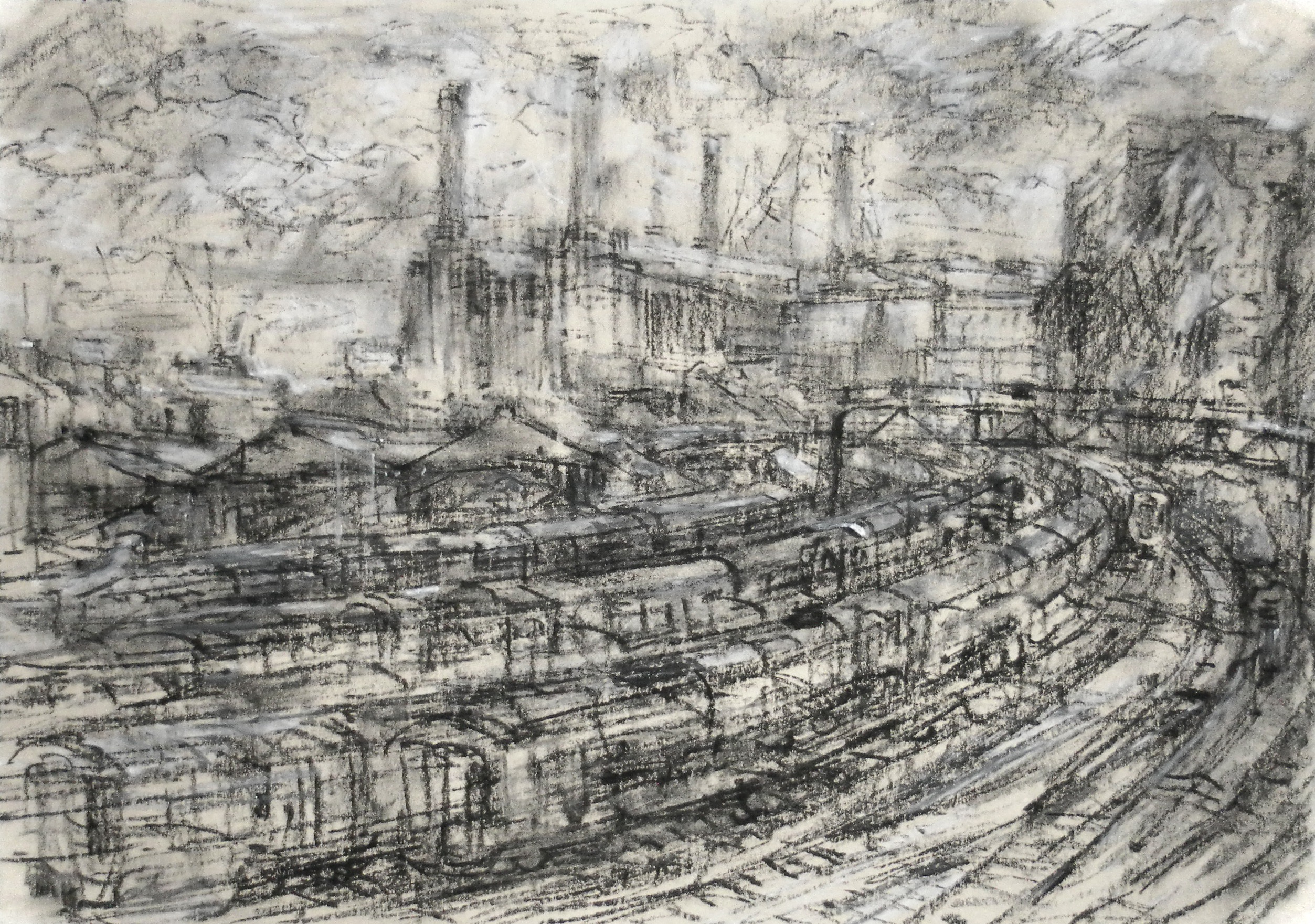 Battersea and the Trains